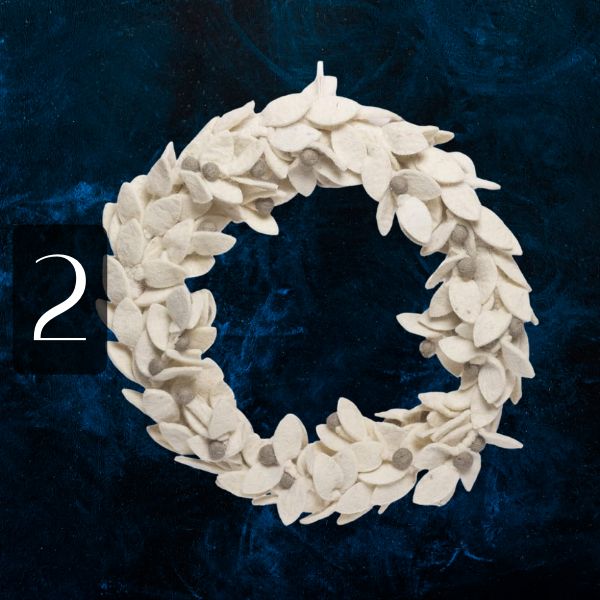 product image featured in 21+ Christmas Decor Ideas That Are Beautiful AND Eco-Friendly  showing a white wreath