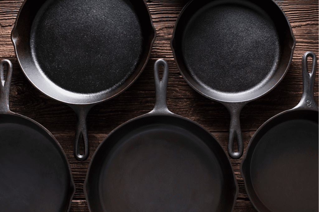 featured image for 6 amazing Tips for Sustainable Cooking + Techniques and Benefits showing cast-iron cookware