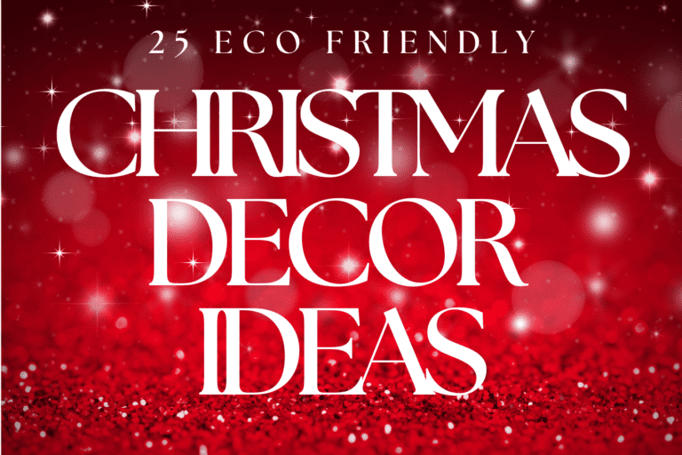 21+ Christmas Decor Ideas That Are Beautiful AND Eco-Friendly 