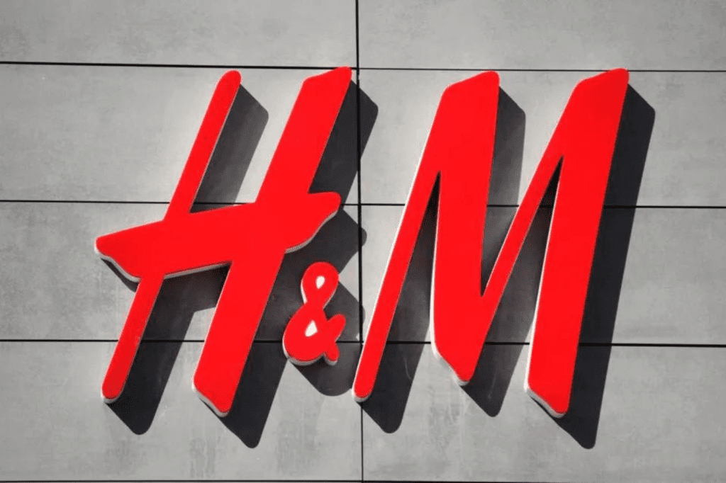 image showing an h&m sign