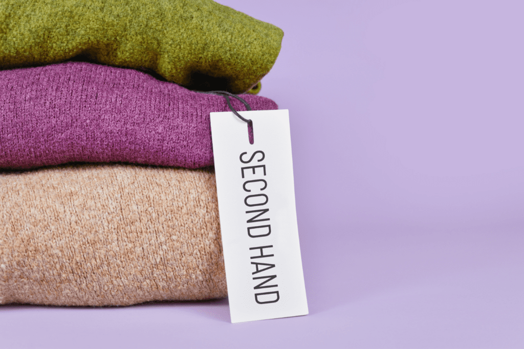 image showing second hand clothing