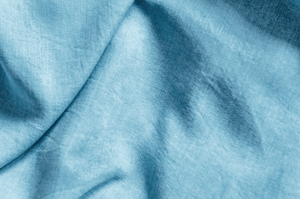 blue lyocell fabric