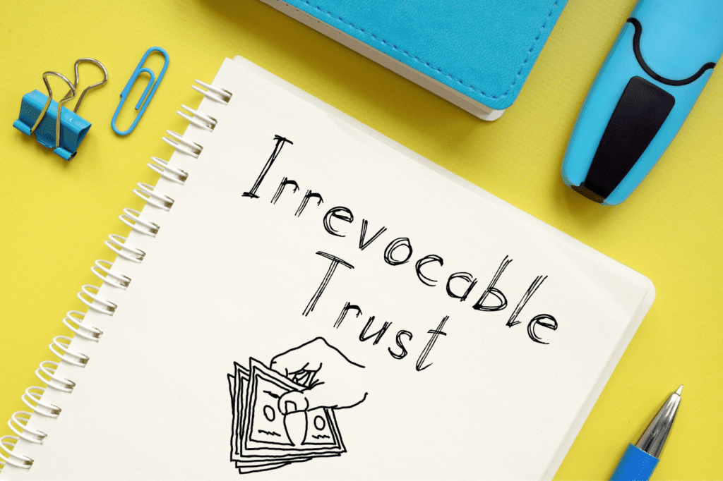 the words irrevocable trust