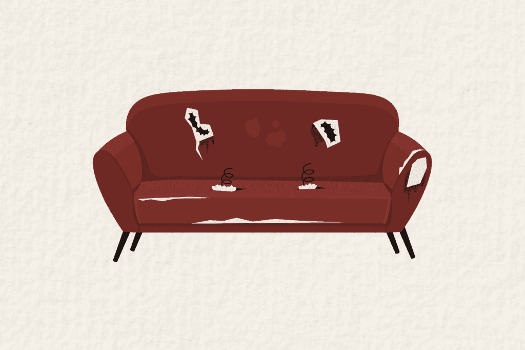 old sofa