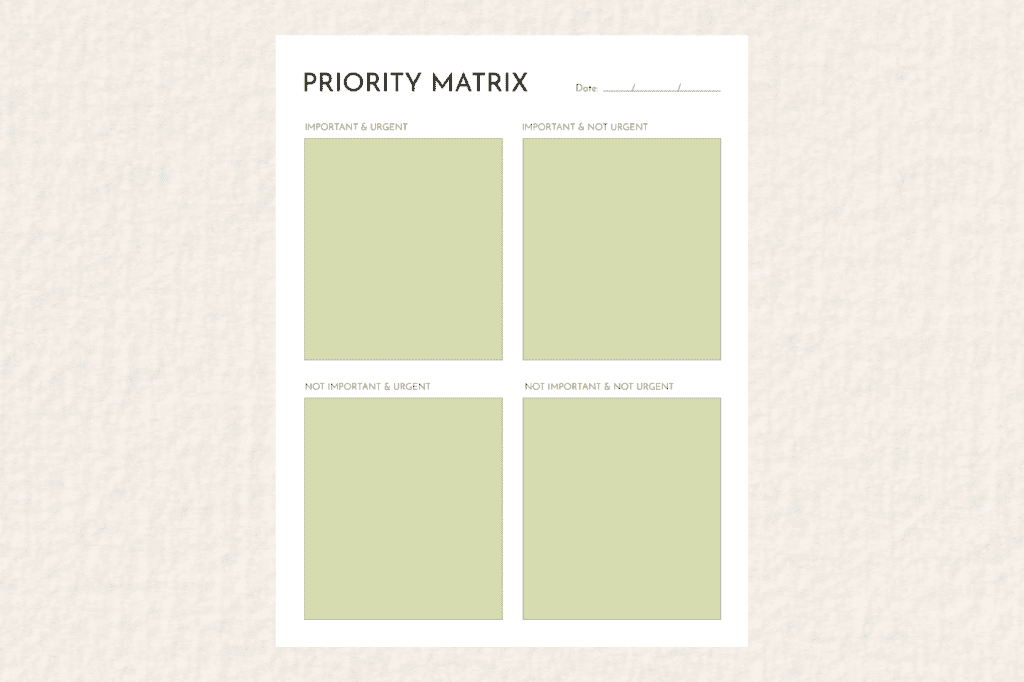 priority matrix